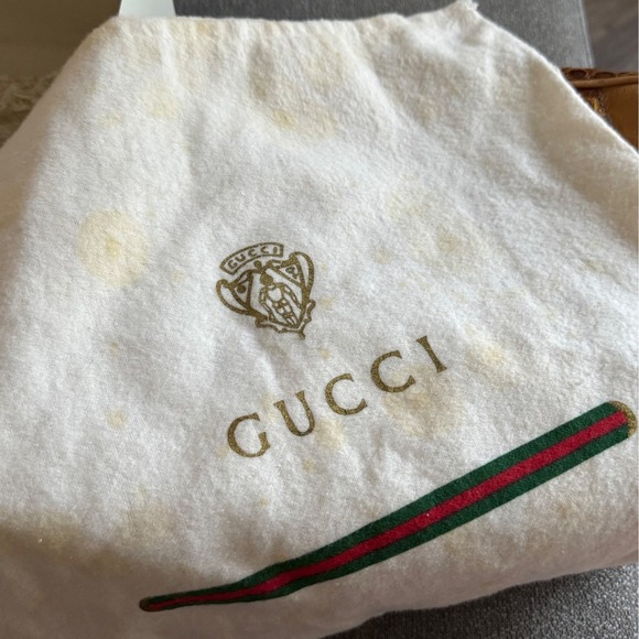 Vintage Gucci Top Handle Bag 1983 Collection Camel Leather & Croc-Embossed Trim - Picture 8 of 12